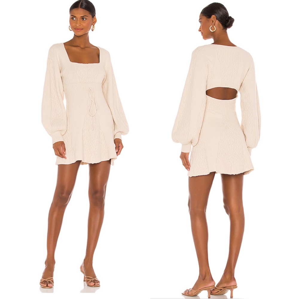 COPY - Free People Emmalime Square Knit Sweater Dress